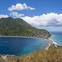 Buy canvas prints of Dominica, Caribbean, Central America by peter schickert