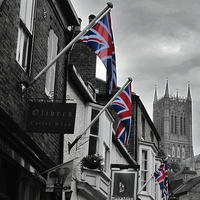 Buy canvas prints of Lincoln Cathedral by Nick Wardekker