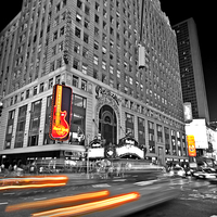 Buy canvas prints of  Hard Rock Times Square by Nick Wardekker