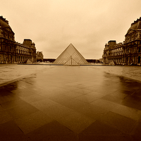 Buy canvas prints of  Mystical Louvre by Nick Wardekker