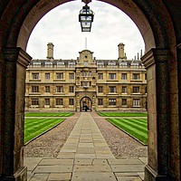Buy canvas prints of Clare College Cambridge by Nick Wardekker