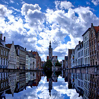 Buy canvas prints of Brugge Skyline by Nick Wardekker