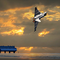 Buy canvas prints of Cleethorpes Pier Salute by Nick Wardekker