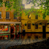 Buy canvas prints of Bath Streets. by Nick Wardekker