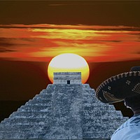 Buy canvas prints of Solstice at Chichen Itza  by Nick Wardekker