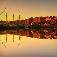 Buy canvas prints of Liverpool Sunrise by Nick Wardekker