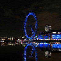 Buy canvas prints of The London Eye by Nick Wardekker