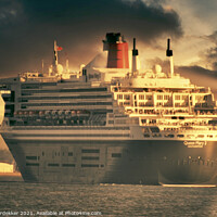 Buy canvas prints of RMS Queen Mary 2 by Nick Wardekker