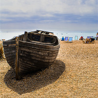 Buy canvas prints of Abandon Boat - Brighton Beach by Dan Fisher