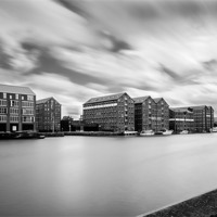 Buy canvas prints of Gloucester Docks by Dan Fisher