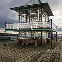 Buy canvas prints of Clevedon Vintage Pier by Dan Fisher