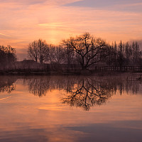 Buy canvas prints of Barcombe Mills at dawn by Sue MacCallum- Stewart