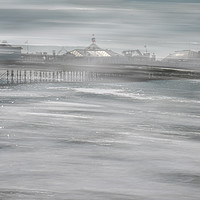 Buy canvas prints of Palace Pier with a Twist by Sue MacCallum- Stewart