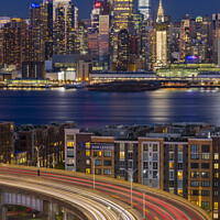 Buy canvas prints of NYC Skyline and Lincoln Tunnel Helix  by Susan Candelario