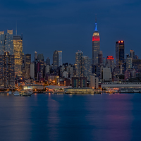 Buy canvas prints of New York City Lights by Susan Candelario