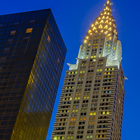 Buy canvas prints of Chrysler Building Twilight by Susan Candelario