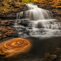 Buy canvas prints of Cascading Swirls by Susan Candelario