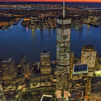 Buy canvas prints of World Trade Center WTC From High Above by Susan Candelario