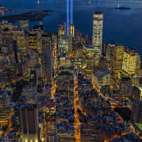 Buy canvas prints of New York City Remembers September 11 - by Susan Candelario
