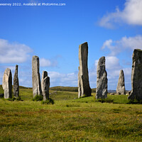 Buy canvas prints of Calanais Standing Stones, Isle of Lewis, Scotland by Gillian Sweeney