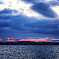 Buy canvas prints of Sunset over Bruichladdich, Isle of Islay, Scotland by Gillian Sweeney
