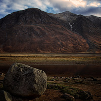 Buy canvas prints of Mountains at Loch Etive  by Gillian Sweeney