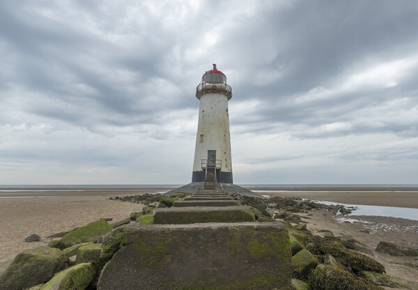 Point Of Ayr Lighthouse Picture Board by Jonathan Thirkell