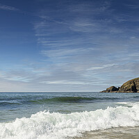 Buy canvas prints of Praa Sands Beach Cornwall by Jonathan Thirkell