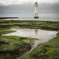 Buy canvas prints of New Brighton Lighthouse by Jonathan Thirkell