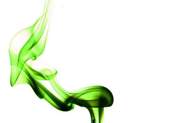 Green Smoke Picture Board by Jonathan Thirkell