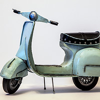 Buy canvas prints of Model Moped by Jonathan Thirkell