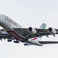 Buy canvas prints of Airbus A380-800 by Jonathan Thirkell