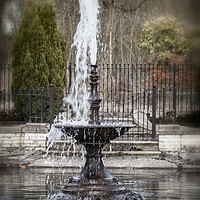Buy canvas prints of The Water Fountain by Jonathan Thirkell