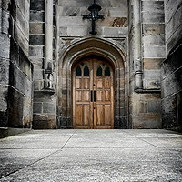 Buy canvas prints of The Locked Door by Jonathan Thirkell