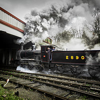 Buy canvas prints of Full steam ahead by Jonathan Thirkell