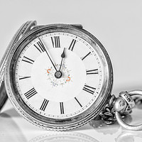 Buy canvas prints of Vintage pocket watch by Jonathan Thirkell