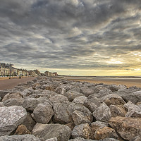 Buy canvas prints of  Sandylands  Promenade Morecambe Bay by Jonathan Thirkell