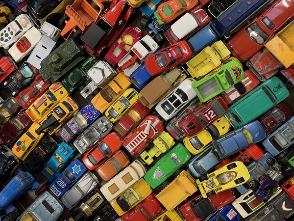 Vintage toy cars Picture Board by Jonathan Thirkell