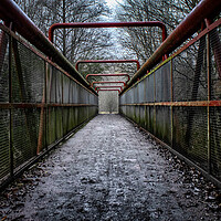 Buy canvas prints of Moses Gate  Metal Bridge by Jonathan Thirkell