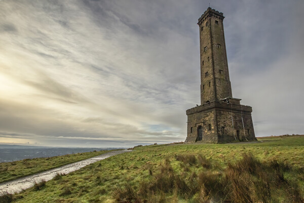 Peel Tower Holcome Hill Ramsbottom Bury Picture Board by Jonathan Thirkell