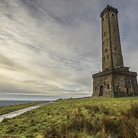 Buy canvas prints of Peel Tower Holcome Hill Ramsbottom Bury by Jonathan Thirkell