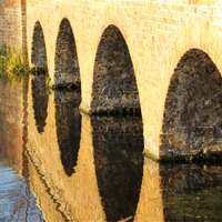 Buy canvas prints of The Arches  by Rebecca Giles