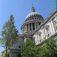 Buy canvas prints of St Pauls Catherdal by Rebecca Giles
