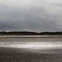 Buy canvas prints of  Titchwell Marsh Reflection (North Norfolk)  by Rebecca Giles