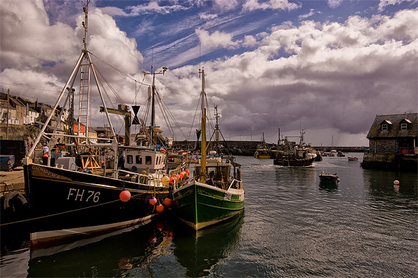 Mevagissey Harbour in Cornwall Picture Board by Jay Lethbridge