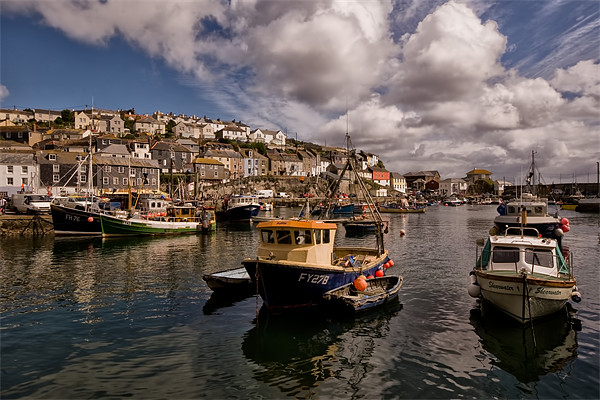 Mevagissey Fishing Harbour in Cornwall Picture Board by Jay Lethbridge