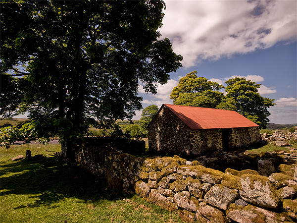 The Barn at Emsworthy, Dartmoor Picture Board by Jay Lethbridge
