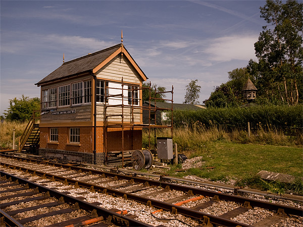 Ashburton Junction Signal Box Picture Board by Jay Lethbridge