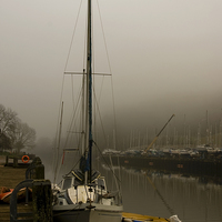 Buy canvas prints of Mystified at Baltic Wharf in Totnes by Jay Lethbridge