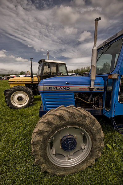Leyland and Marshall Tractors Picture Board by Jay Lethbridge